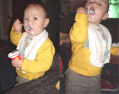 Zo die yoghurt smaakt me ook weer goed zeg